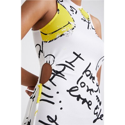 Vestido corto slim Smiley®