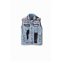 Chaleco vaquero animal print