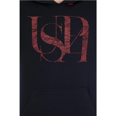 Erkek Lacivert Kapüşonlu Sweatshirt