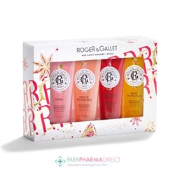 Roger & Gallet - Coffret Noël Collection Bienfaisants Gels Douche 4x50ml