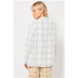 Camisa Blanco y azul claro