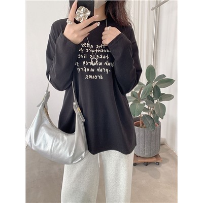 Женский утепленный лонгслив  Модель овер