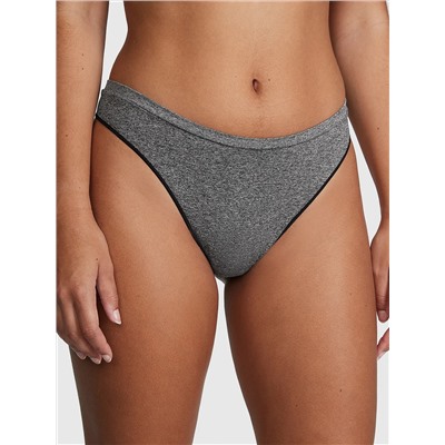 Seamless High-Leg Thong Panty
