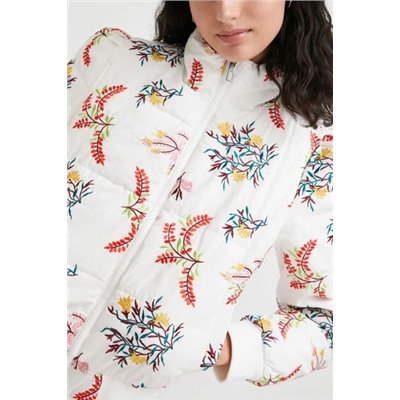 Chaqueta padded floral