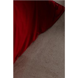 Manon King Size %100 Pamuk Ranforce Düz Nevresim - Kırmızı
