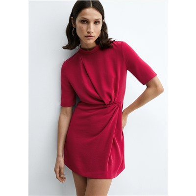 Vestido detalle drapeado