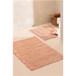 Bleuet Banyo Paspası - Pudra - 60x100 cm