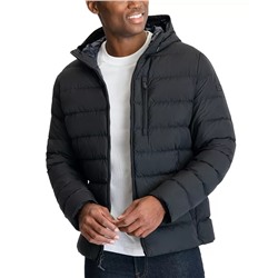 MICHAEL KORS Men's Hooded Puffer Jacket, Created For Macy's