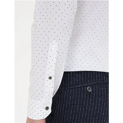 Haki Ex. Slim Fit Uzun Kollu Gömlek