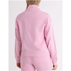 SNAP PLACKET POPOVER SWEATSHIRT