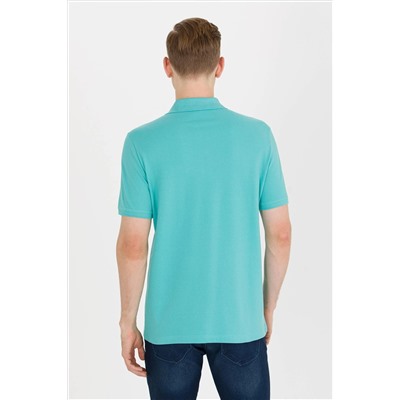 Erkek Mint Basic Polo Yaka Tişört