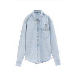 Camisa vaquera Azul claro