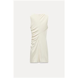 VESTIDO CORTO DRAPEADO
