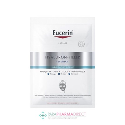 Eucerin Hyaluron-Filler +3x Effect Masque Anti-Âge Intensif à l'Acide Hyaluronique