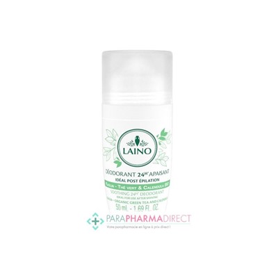 Laino Déodorant 24h Kaolin Thé Vert & Calendula BIO 50ml