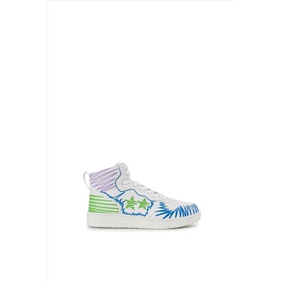 TwistEl boyaması efektli sneaker