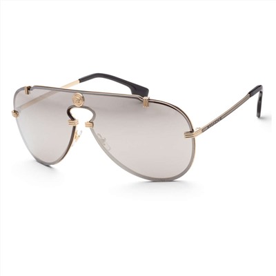 Versace Men's Gold Aviator Sunglasses
