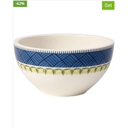 Villeroy & Boch 4er-Set: Schalen "Casale Blu - Alda" in Blau/ Grün - 600 ml