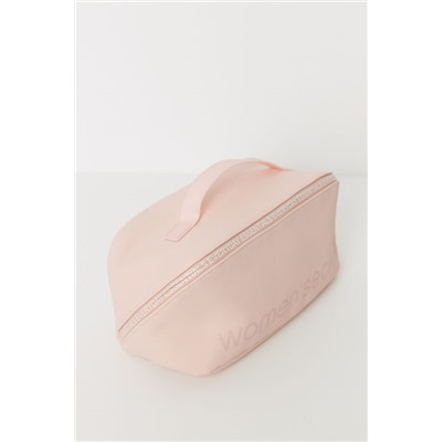 Neceser mediano rubber rosa