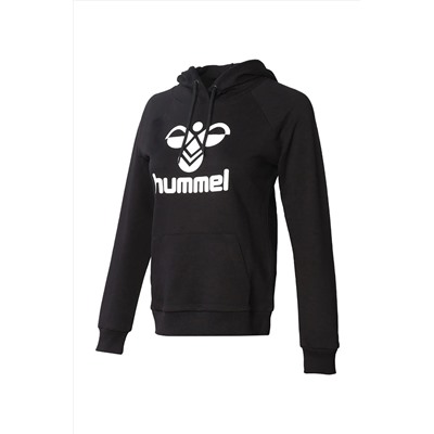 HUMMELBillund Kadın Siyah Kapüşonlu Sweatshirt