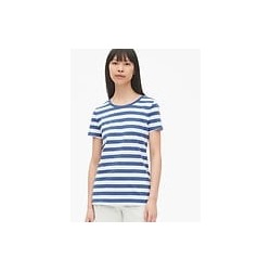 Vintage Wash Stripe Crewneck T-Shirt