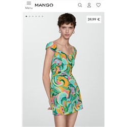 Женское платье  ✅Mang*o  Цена на официальном сайте 40€, модель 2024 года!