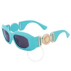 Versace  Dark Grey Irregular Men's Sunglasses