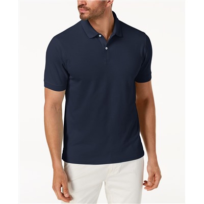 Club Room Men's Classic Fit Performance Pique Polo, Created for Macy's