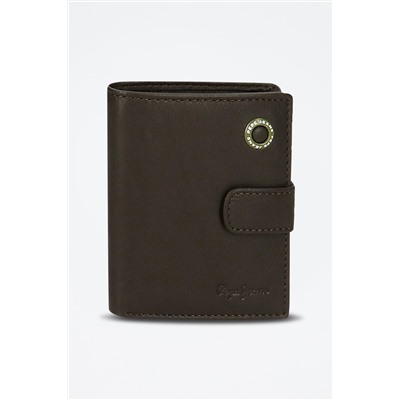 Cartera Badge Marrón
