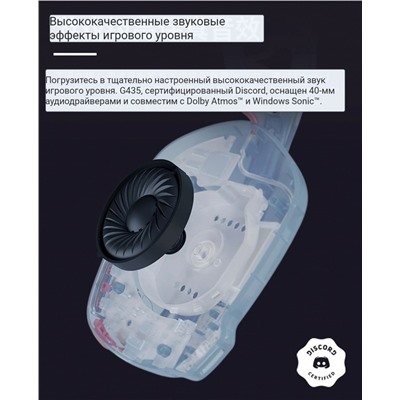 Беспроводные наушники Logitech G435 LIGHTSPEE*D