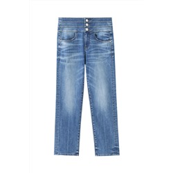 Vaquero slim fit 7/8 Azul