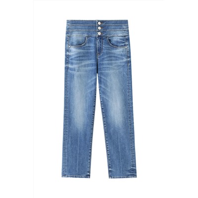 Vaquero slim fit 7/8 Azul