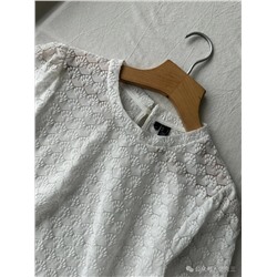Кружевная блузка с коротким рукавом Vero Mod*a