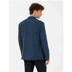 Lacivert Slim Fit Ceket