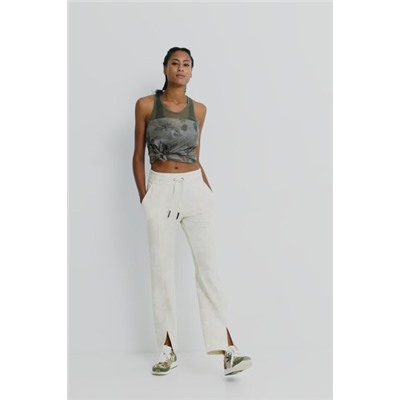 Pantalón ancho confort con cordón