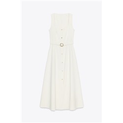 MIDI DRESS WITH BELT