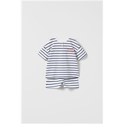 BABY/ CONJUNTO RAYAS MARINERAS