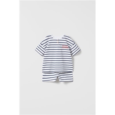 BABY/ CONJUNTO RAYAS MARINERAS