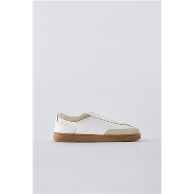 RETRO LEATHER SNEAKERS