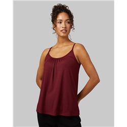 WOMEN'S SOFT RIB FLOWY BRA CAMI