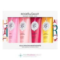 Roger & Gallet Coffret Gels Douche Bienfaisants 4x50ml