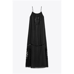 EMBROIDERED VOLUMINOUS MIDI DRESS