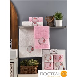 11849 Комп. Пол. MERZUKA махр. в короб. (50*90/2)(70*140/2) 4 шт. CEREMONY розовый
