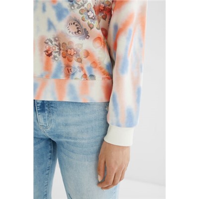 Sudadera felpa tie-dye