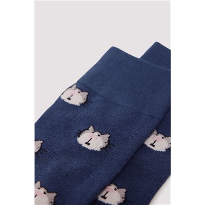 Calcetín algodón gatos