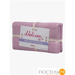 529698/10-4 Комплект из 3 махровых полотенец с бордюром 40*70, цвет розовый, 420гр/м2