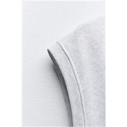 KNOTTED PLUSH SWEATSHIRT