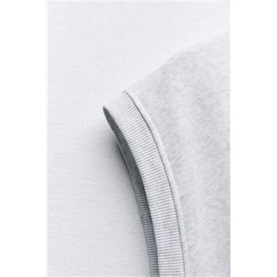 KNOTTED PLUSH SWEATSHIRT