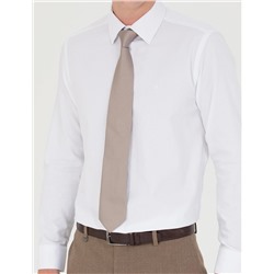Beyaz Slim Fit Uzun Kollu Gömlek