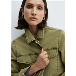 Sobrecamisa algodón bolsillos